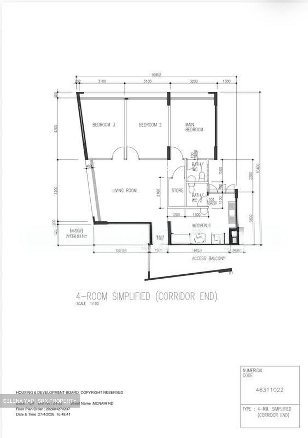 Blk 124 Mcnair Spring (Kallang/Whampoa), HDB 4 Rooms #578994781